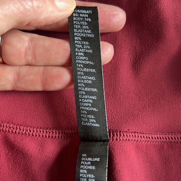 CORE 10 Women’s Cropped Athletic Leggings/Tights Mauve/Berry Size 2X Plus - Picture 11 of 11